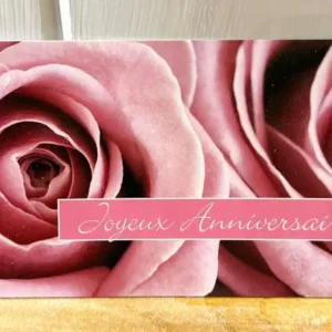 Carte Joyeux Anniversaire - Fleurs D'T - Fleuriste à Villeparisis