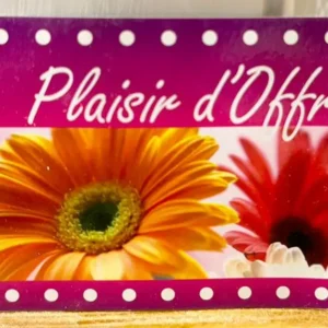 Carte Plaisir d'offrir - Fleurs D'T - Fleuriste à Villeparisis