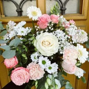 Bouquet Rose poudrée - Fleurs d't - Fleuriste à Villeparisis