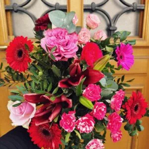 Bouquet Amour en rose - Fleurs d't - Fleuriste à Villeparisis