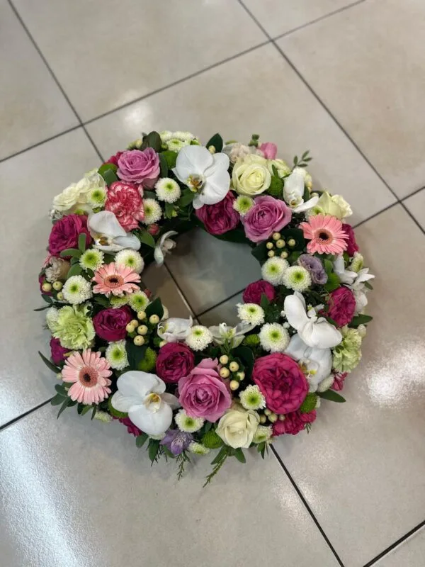 Couronne de deuil - Fleurs d't - Fleuriste à Villeparisis
