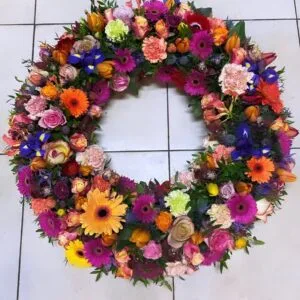 Couronne de deuil - Fleurs d't - Fleuriste à Villeparisis